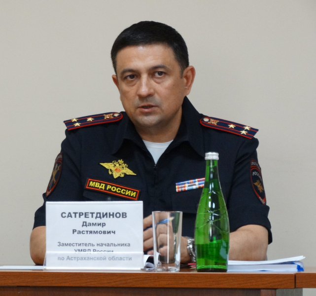 Врио начальника УМВД по Астраханской области стал Дамир Сатретдинов