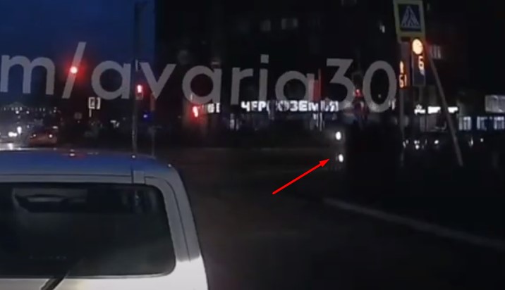 В центре Астрахани машина исполнила двойной тулуп: видео