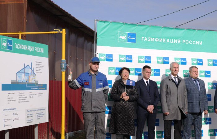 Астраханское село обрело голубое топливо во время Всероссийской эстафеты газа