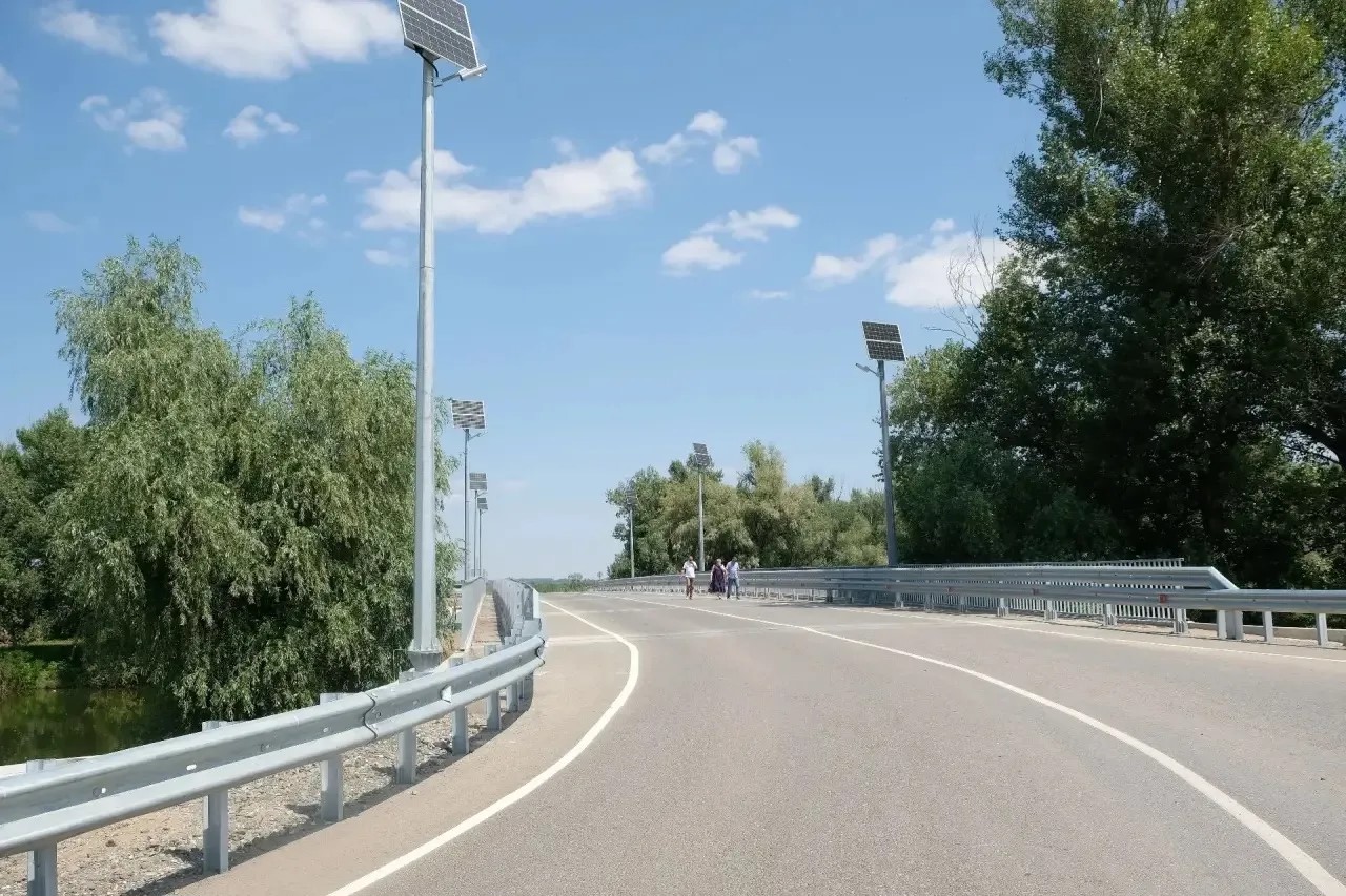 Новый мост построили в Астраханской области