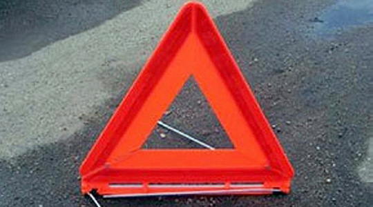 В Астрахани перевернулся фургон с бытовой техникой