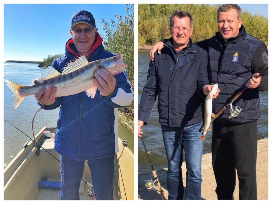 Прошлые и нынешние руководители Астраханской области отрываются на рыбалке