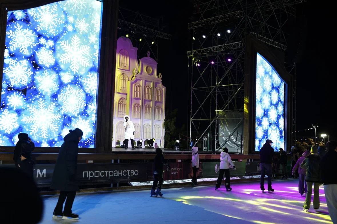 Зимняя сказка в Астраханском Кремле продолжается