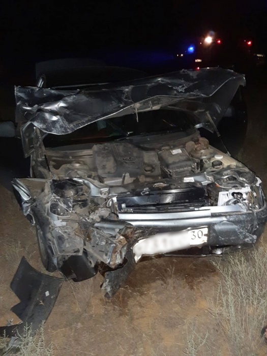 Серьезная авария под Астраханью. Четверых пострадавших, включая двоих маленьких детей, доставили в больницу 