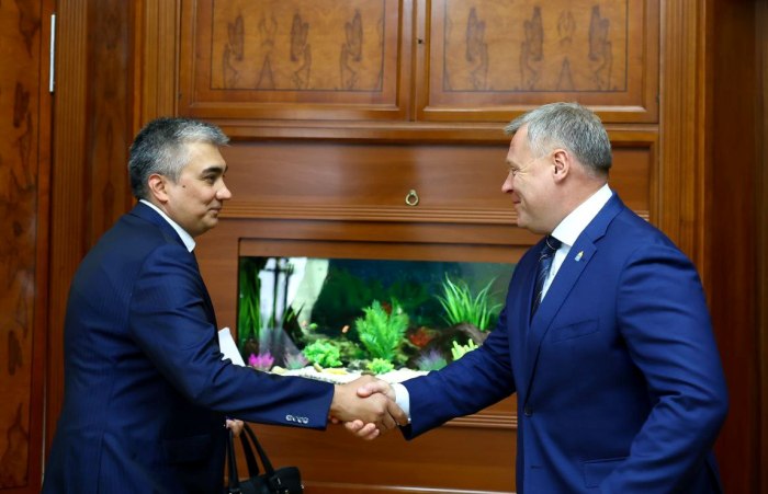 Астраханская область намерена расширить сотрудничество с Узбекистаном по всем направлениям