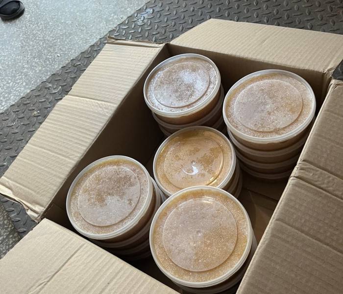 В машине астраханца полиция случайно обнаружила 50 коробок с икрой