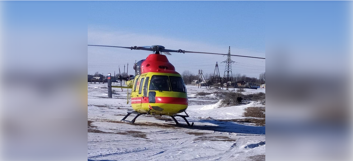 В Астраханской области бригада санавиации спасла пятерых детей