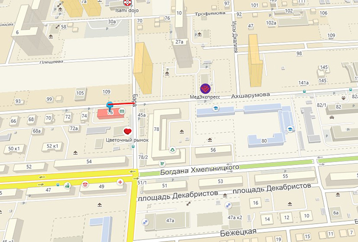 В Астрахани в районе цветочного рынка на Бэра на два дня ограничат движение