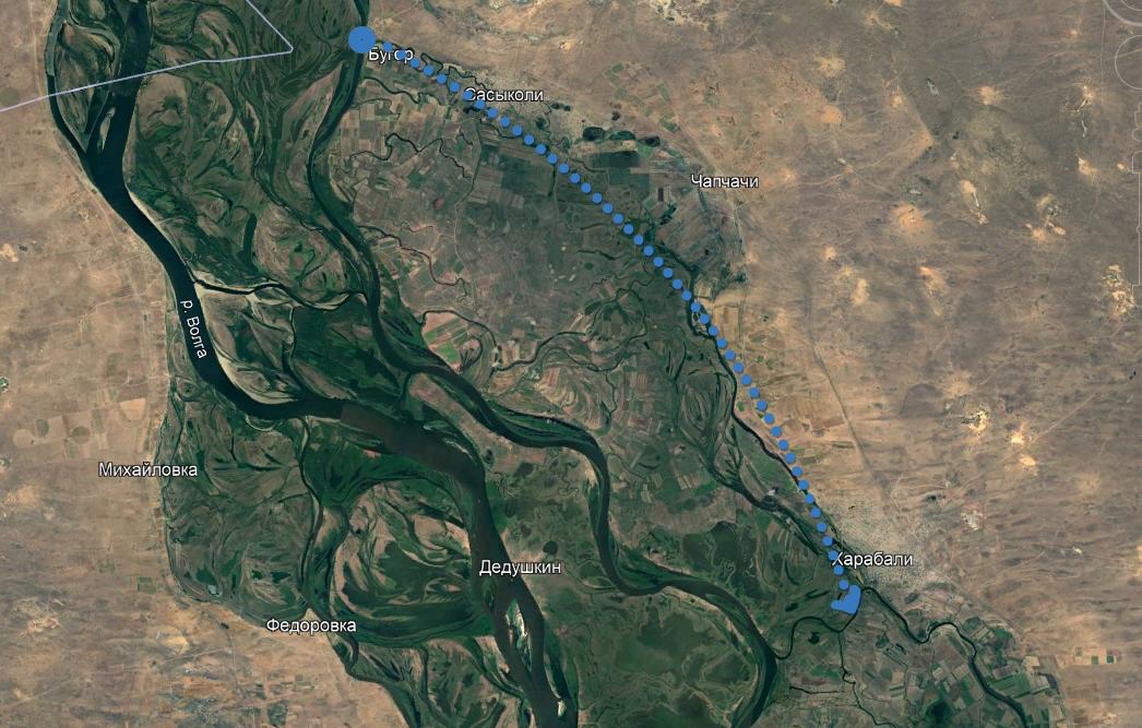 Депутаты Думы Астраханской области проконтролировали обводнение реки Ашулук в Харабалинском районе: треть воды уже закачали