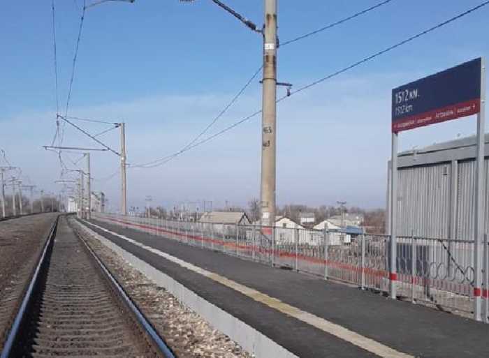 Вблизи поселка Рычинский завершился ремонт железнодорожной пассажирской платформы 