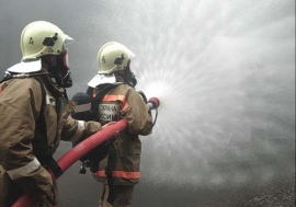 В Астрахани на пожаре пострадала пенсионерка