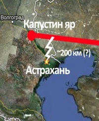 Файер-шоу за 200 км от Астрахани 