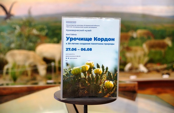 В астраханском музее открылась выставка в честь юбилея памятника природы 