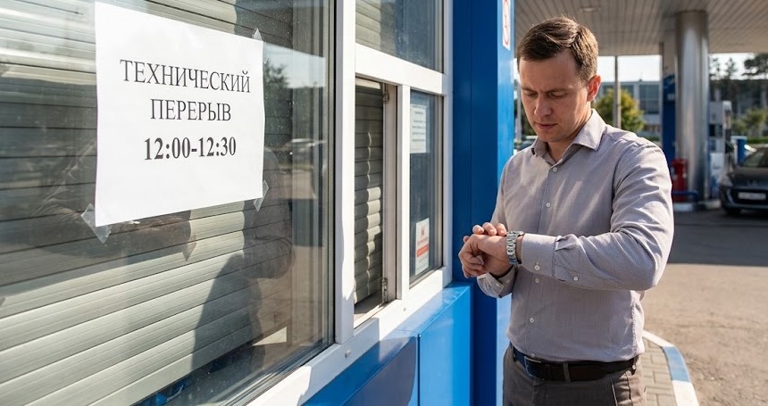 Астраханские заправки скрыто сократили часы продажи топлива