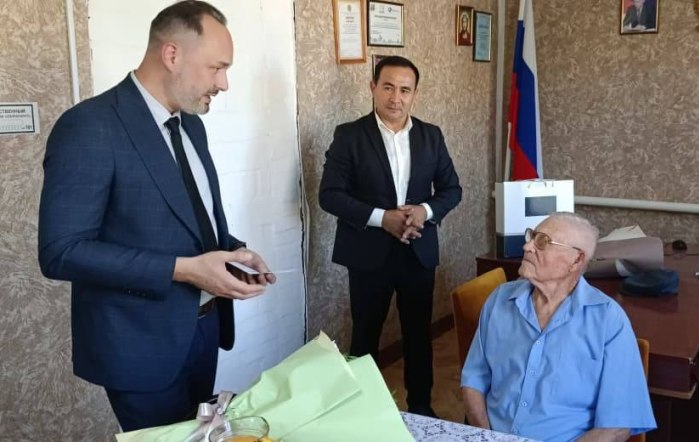 Астраханский ветеран-фронтовик справил свое 104-летие