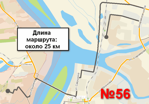 Мэрия Астрахани запускает новый автобусный маршрут «Военный городок – Астрахань-2»