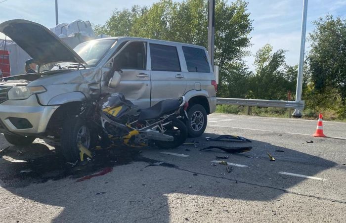 Под Астраханью погиб мотоциклист, пытавшийся совершить обгон