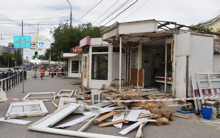 В Астрахани число незаконных павильонов, подвергнутых демонтажу, приближается к сотне