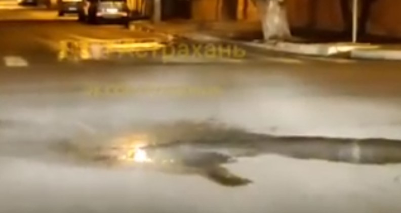 В центре Астрахани обнаружен термальный источник: видео