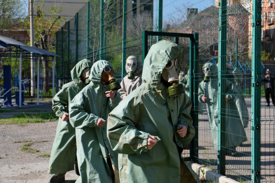 Астраханских старшеклассников собрали на учебные сборы 