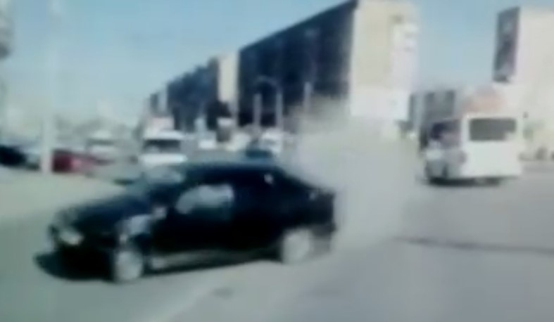 В Астрахани засняли бессмертного лихача