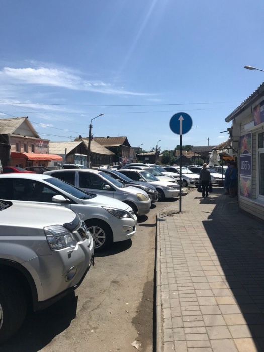 На Татар-Базаре в Астрахани появились новые дорожные знаки