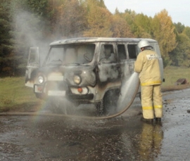 За минувшие сутки в Астраханской области сгорело два автомобиля