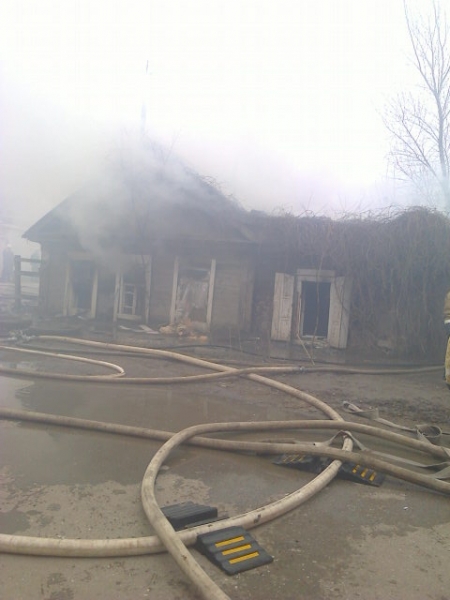 В Астрахани в огне погиб человек