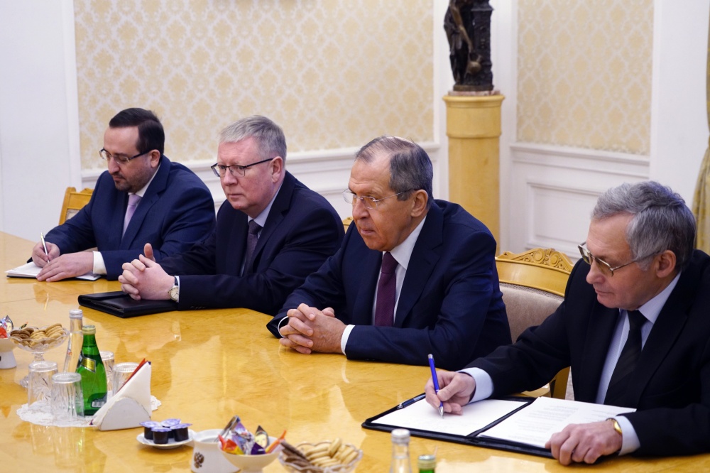 Сергей Лавров рассказал Сергею Морозову о роли Астраханской области в жизни Каспия