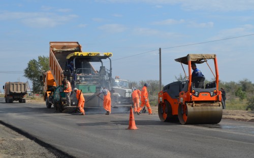 Работы на трассе Астрахань-Ильинка-Красные Баррикады завершаются