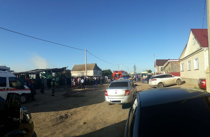 Под Астраханью на пожаре погиб двухлетний малыш