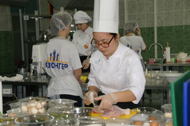 Астраханские школьники хотят быть поварами и медсёстрами