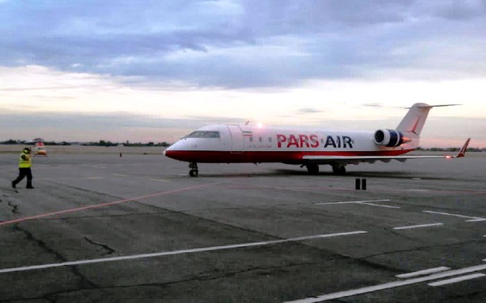 В астраханском аэропорту приземлился первый иранский самолет регулярного рейса