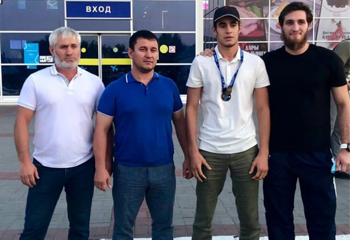 В Астрахани встретили чемпиона мира по грэпплингу