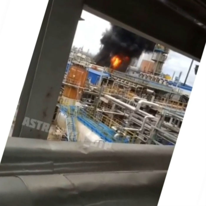 Это не фейк: на "Газпром переработка" вспыхнул пожар