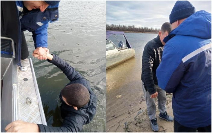 В Астраханской области спасли в реке мужчину, тонувшего в километре от спасательной станции