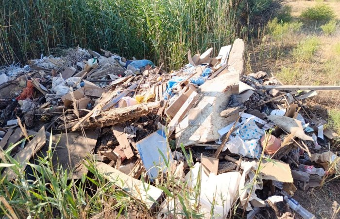 Астраханца в третий раз оштрафовали за сброс из грузовика отходов на почву