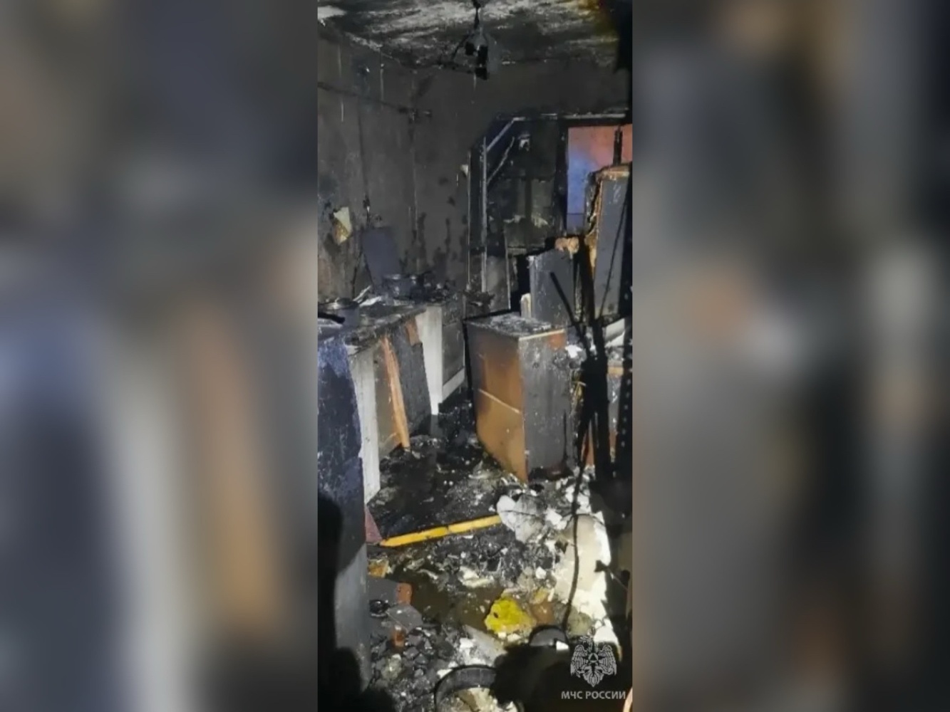 Ночью в пожаре погиб астраханец 