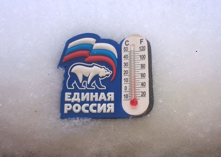 Фото дня: градусник с медведем