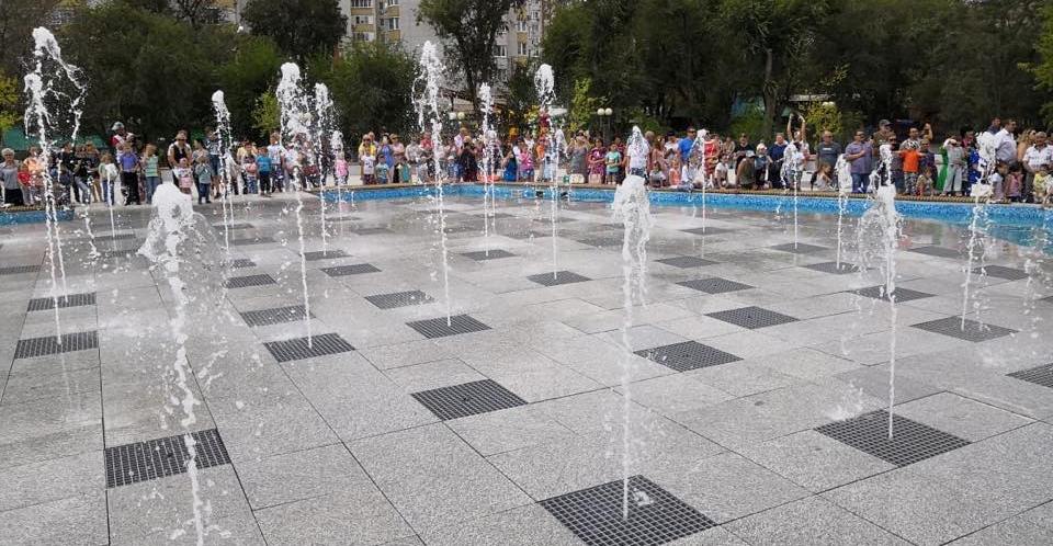 В АДК "Аркадия" заработал долгожданный фонтан