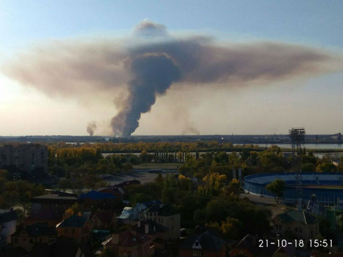В Астрахани опять запахло гарью