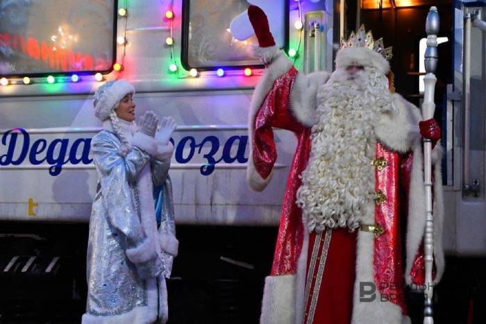 Через неделю в Астрахань прибудет сказочный поезд Деда Мороза
