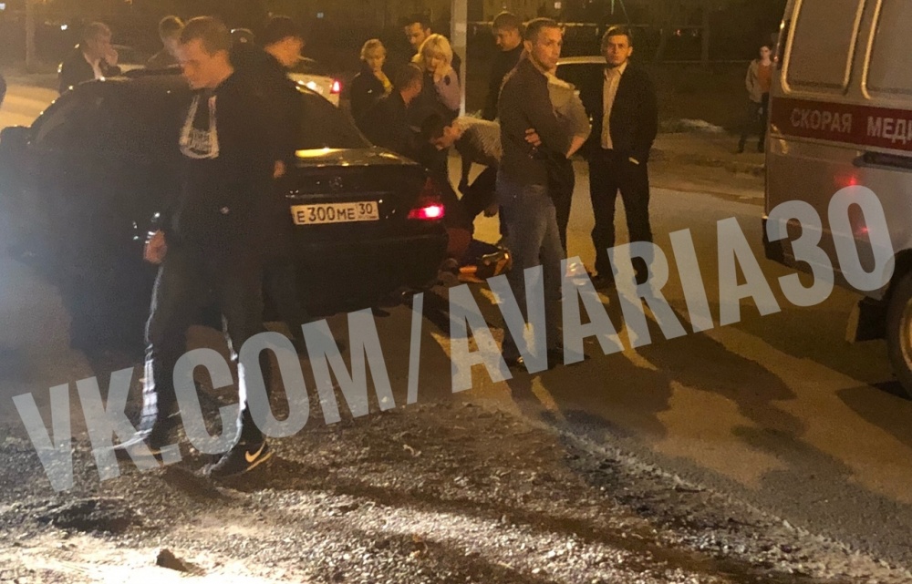 В Астрахани пешеход, сбитый Мерседесом, госпитализирован