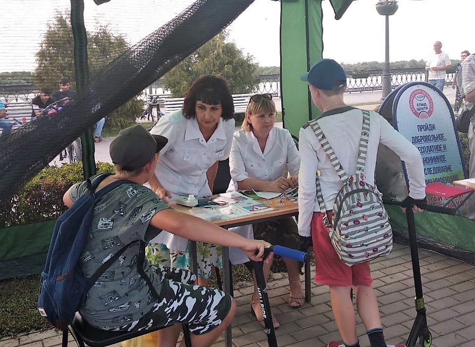 На фестивале «Редкая жара» обследовались около 500 астраханцев