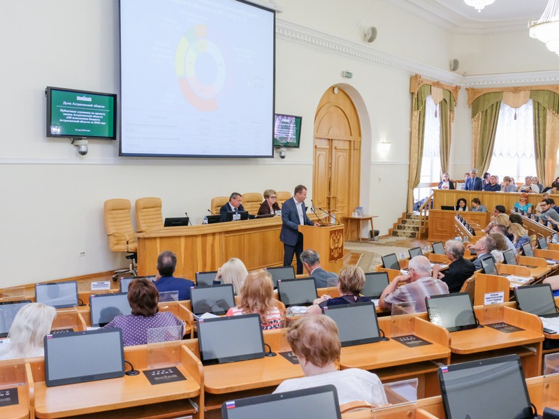 Публичные слушания в думе Астраханской области