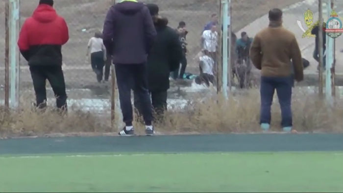 Под Астраханью футболисты спасли тонущую бабушку