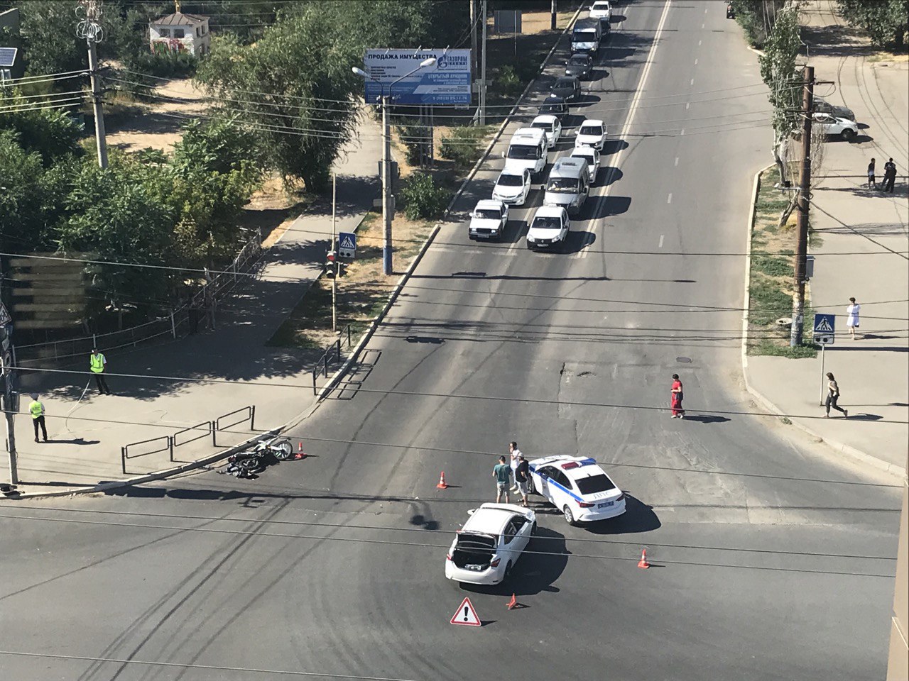 Астраханец на иномарке сбил мотоциклиста