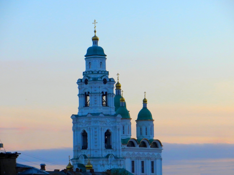 На территории астраханского Кремля произошел пожар