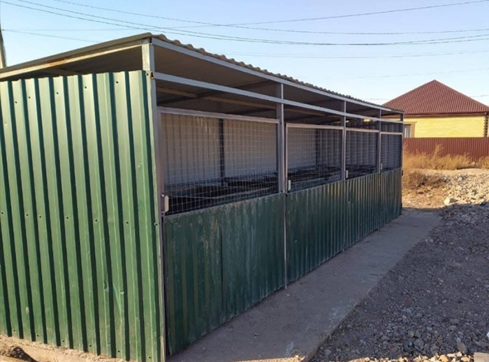 Под Астраханью появилась эталонная контейнерная площадка для мусора