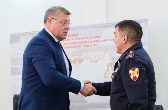 В Астраханской области на заслуженный отдых ушел начальник территориального управления Росгвардии